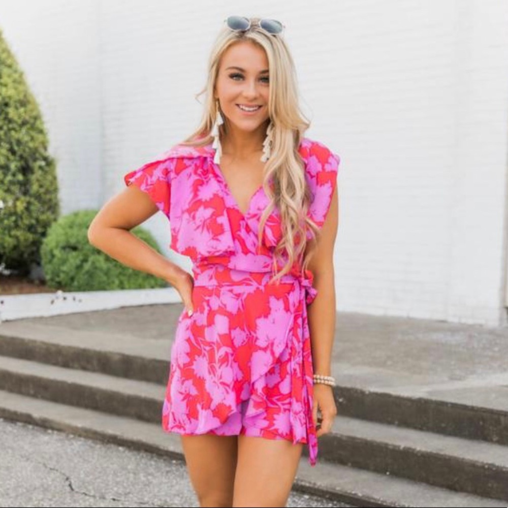 Live A Colorful Life Romper Berry